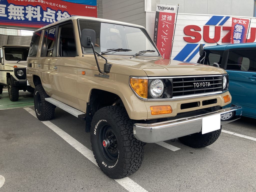 ランクル プラド78 2インチリフトアップ施工 | 施工事例 | 車検