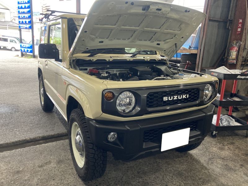 ジムニー ダムド ザ・ルーツ フロントバンパー カスタムパーツ 傷あり