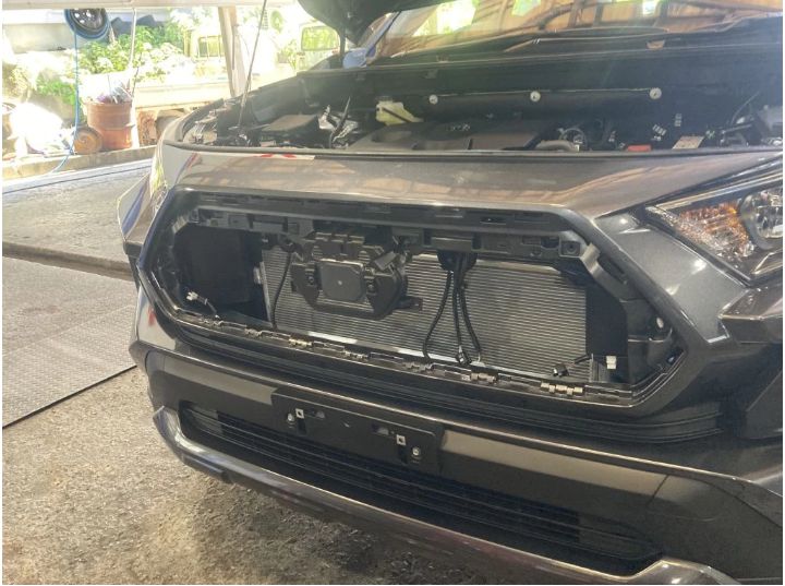 RAV4 アドベンチャー タコマ風グリル交換 ルーフキャリア ショーワ