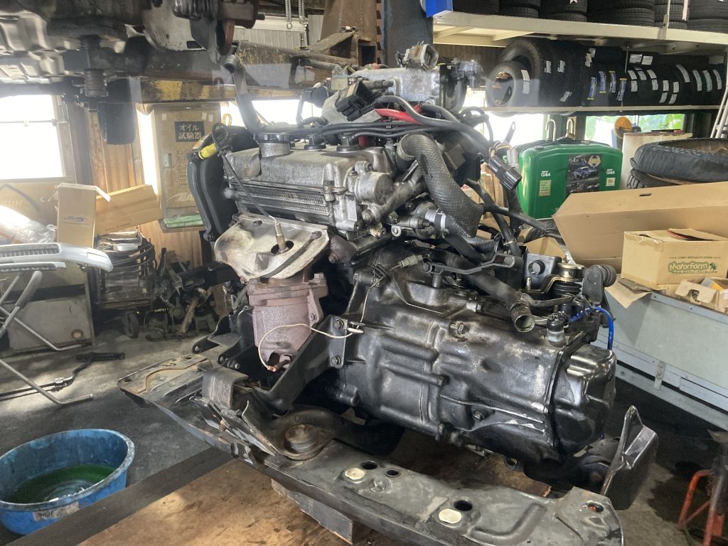 初期型ワゴンR CV21S クラッチディスク交換！！！4WD 5MT