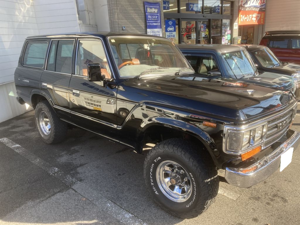 ランクル60　GX　リアデファレンシャルオーバーホール　リーフブッシュ交換　車検　HZJ60V　昭和63年式　広島市の画像