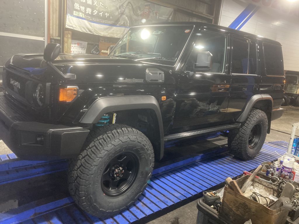 新型ランクル70　ドビンソン　３インチリフトアップ　GDJ76W　令和6年式　広島市の画像