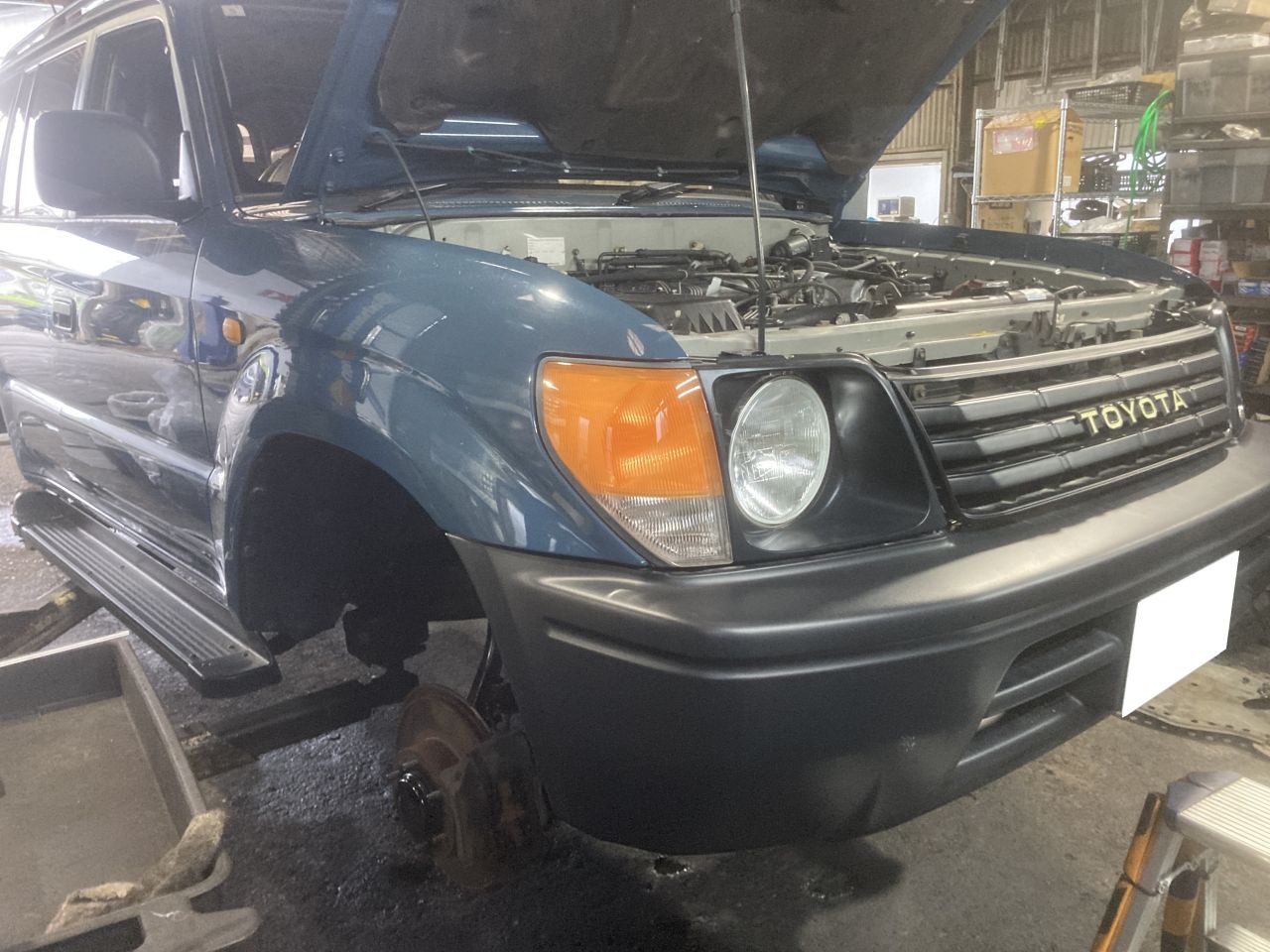 ランクル95プラド　車検　RZJ95W 平成13年式　広島市の画像